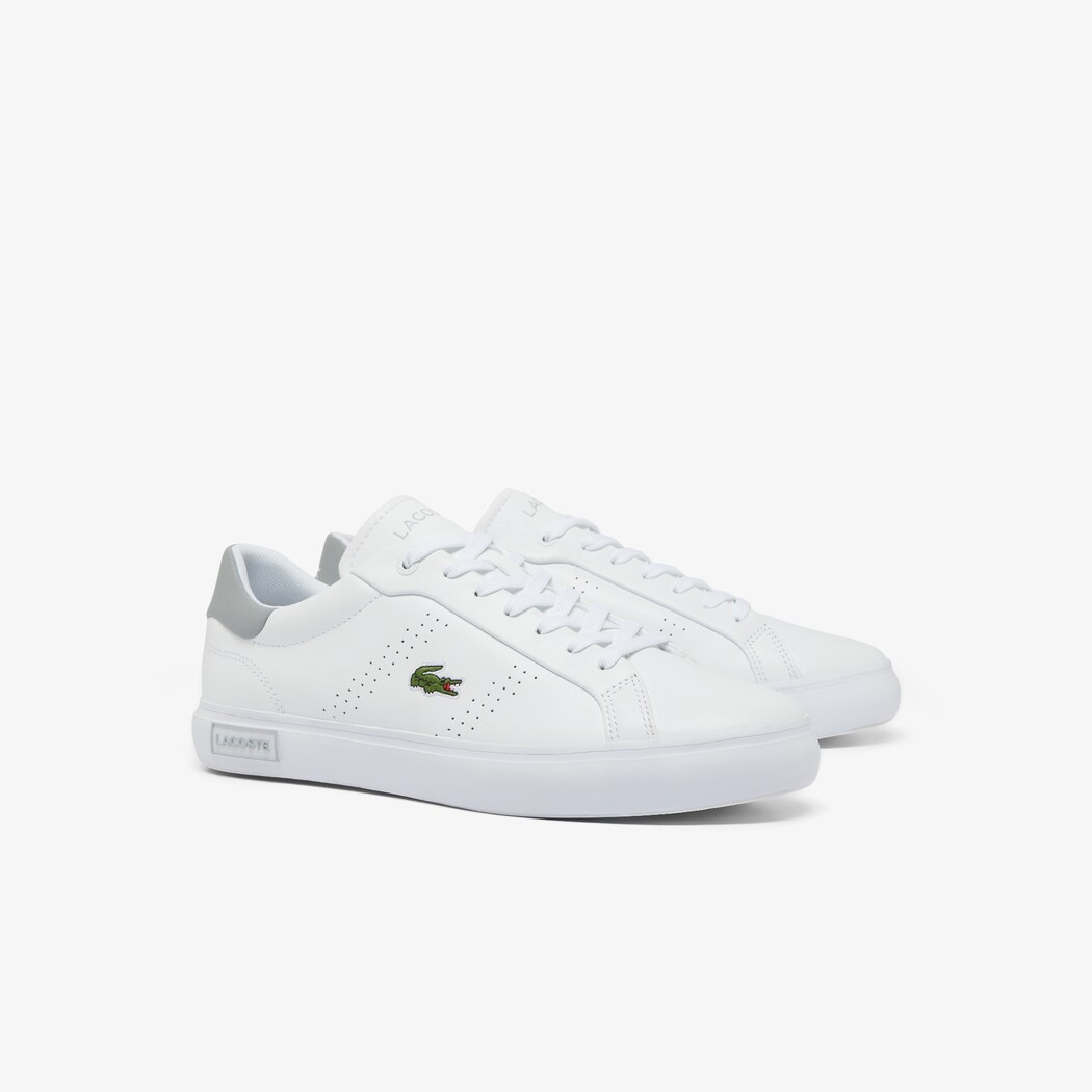 Giày Lacoste PowerCourt 2.0 Nam - Trắng Xám - hình 2