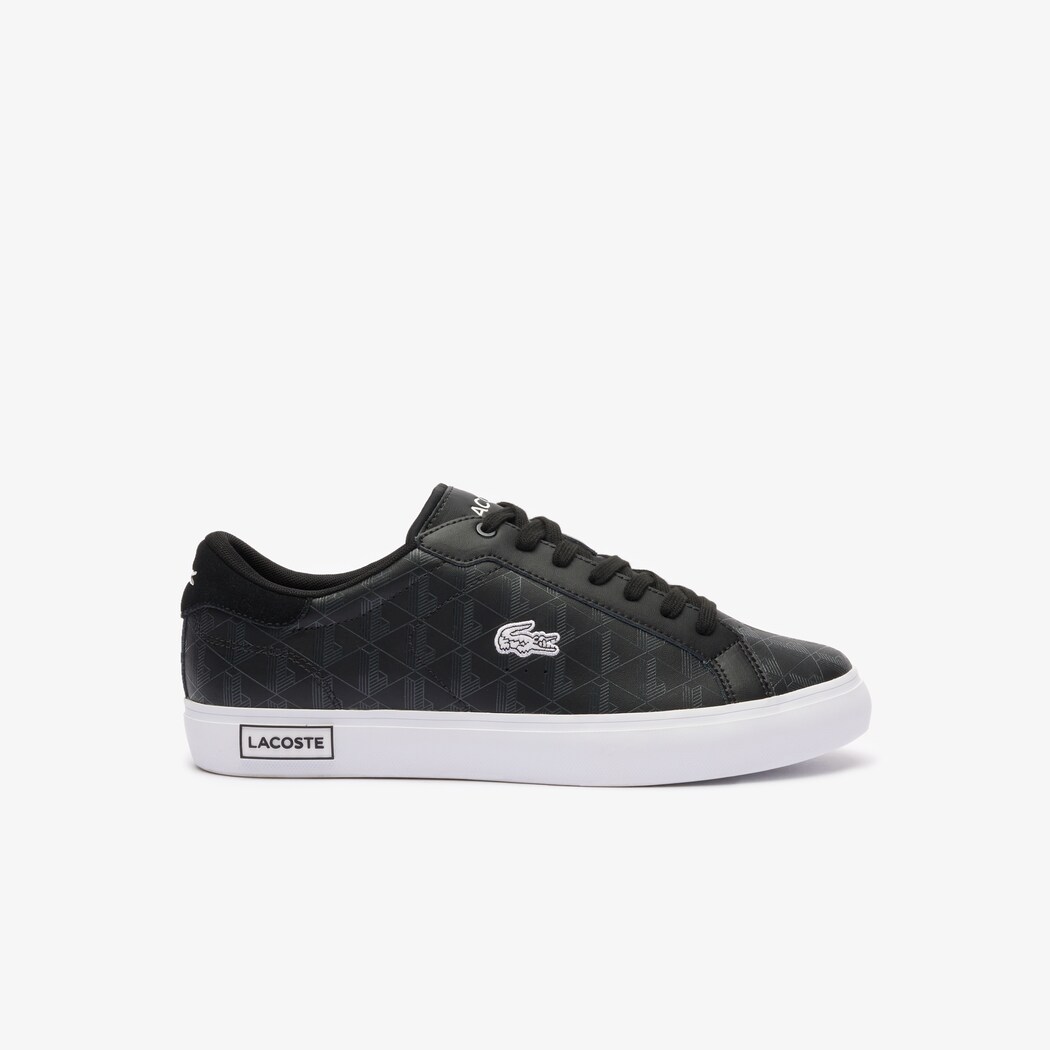 Giày Lacoste PowerCourt Nam - Đen Trắng