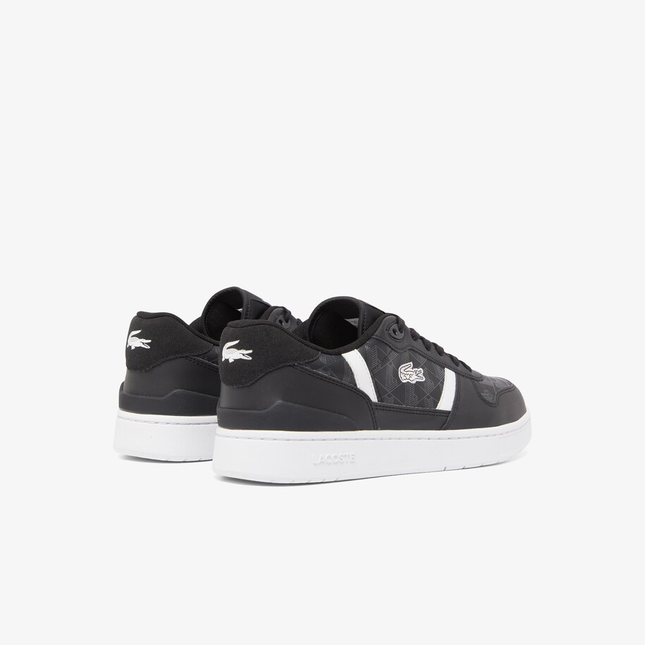 Giày Lacoste T-Clip 224 Leather Nam - Đen Trắng - hình 3