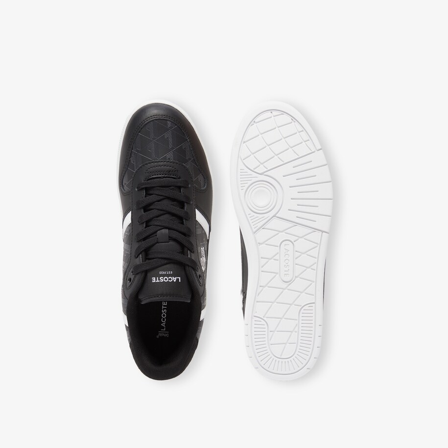 Giày Lacoste T-Clip 224 Leather Nam - Đen Trắng - hình 4