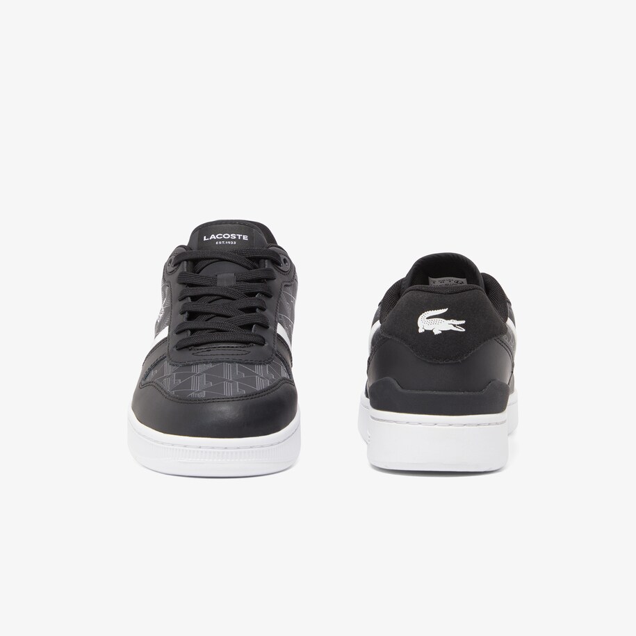 Giày Lacoste T-Clip 224 Leather Nam - Đen Trắng - hình 5