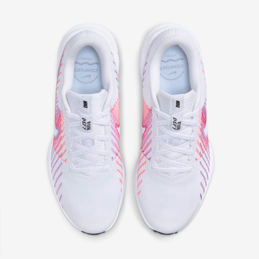 Giày Nike Run Defy Nữ - Trắng Tím - hình 5