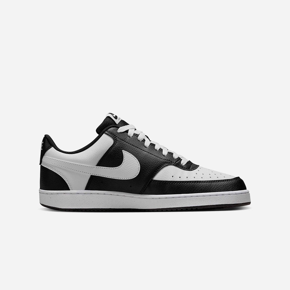 Giày Nike Court Vision Low Nam - Đen Trắng - hình 2