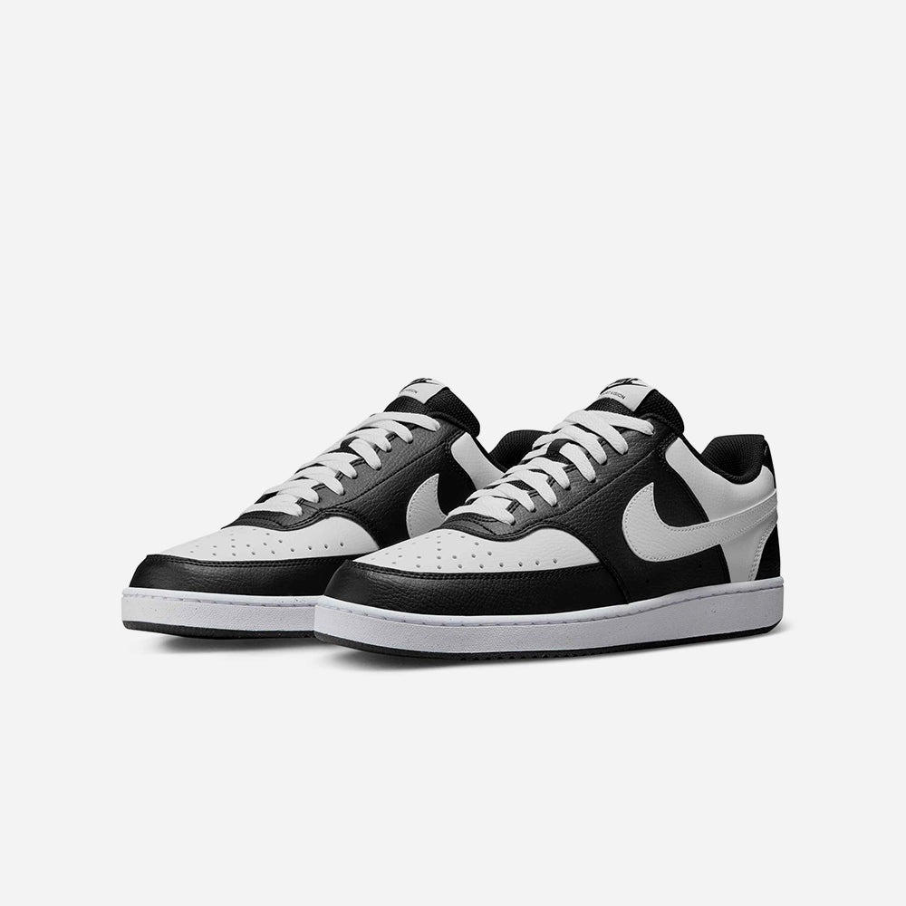 Giày Nike Court Vision Low Nam - Đen Trắng - hình 4