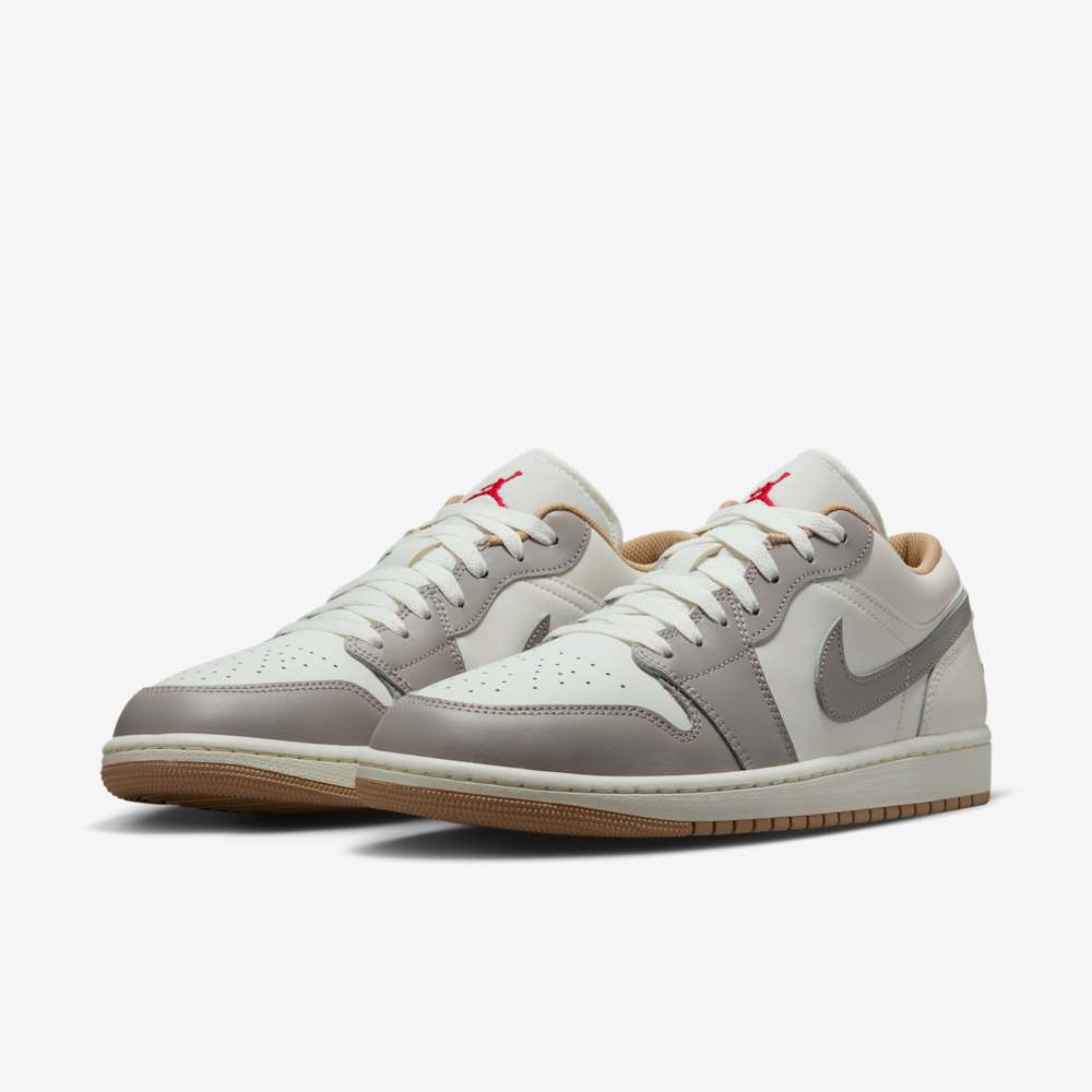Giày Nike Air Jordan 1 Low Nam - Xám Nâu - hình 4