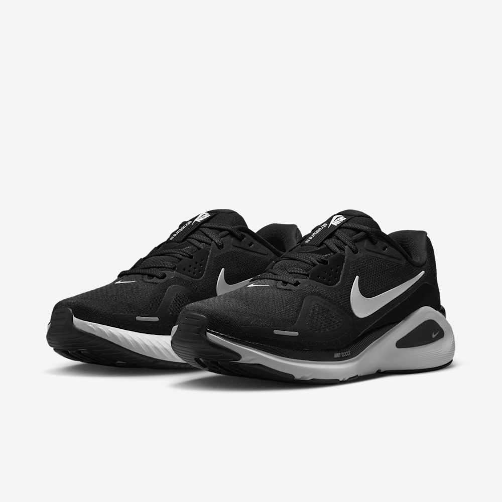 Giày Nike Structure 26 Nữ - Đen Trắng - hình 4