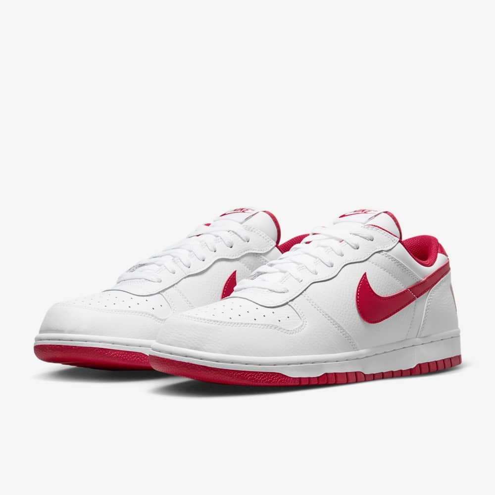 Giày Nike Big Low Nam - Trắng Đỏ - hình 4