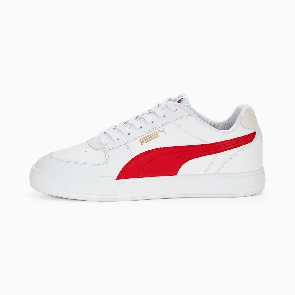 Giày Puma Caven Nam Nữ - Trắng Đỏ