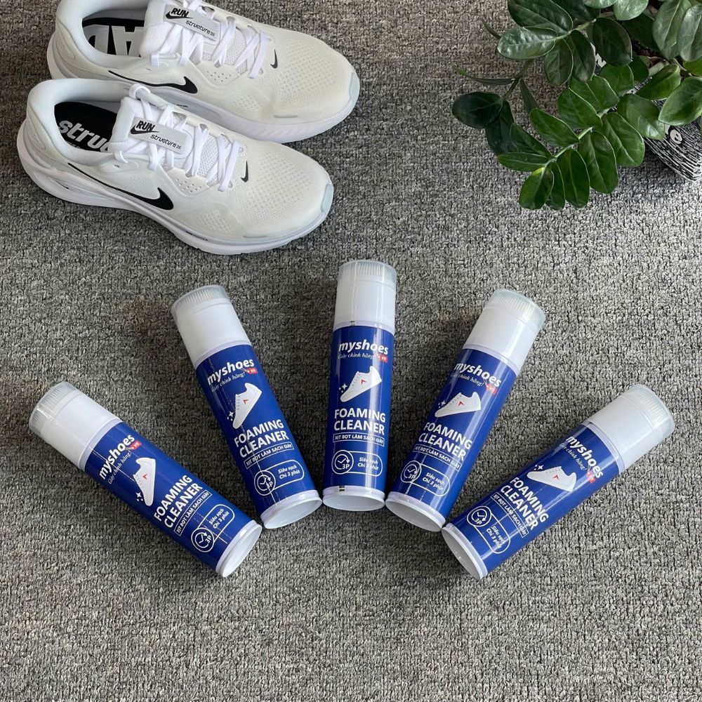 Xịt Bọt ION Làm Sạch Giày Myshoes Foaming Cleaner 300ml - hình 5