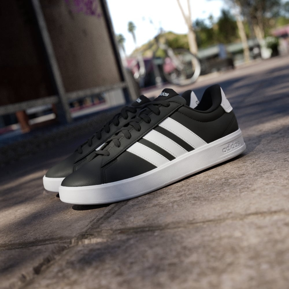 Giày Adidas Grand Court 3.0 Nam - Đen Trắng - hình 3