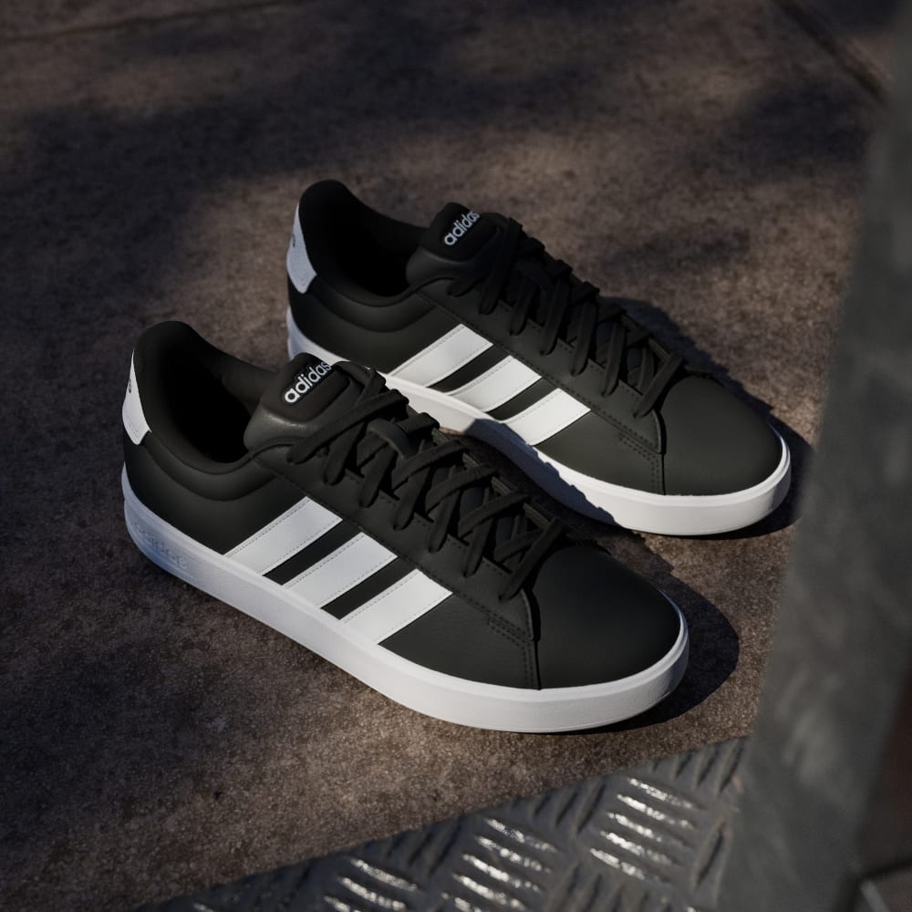 Giày Adidas Grand Court 3.0 Nam - Đen Trắng - hình 4