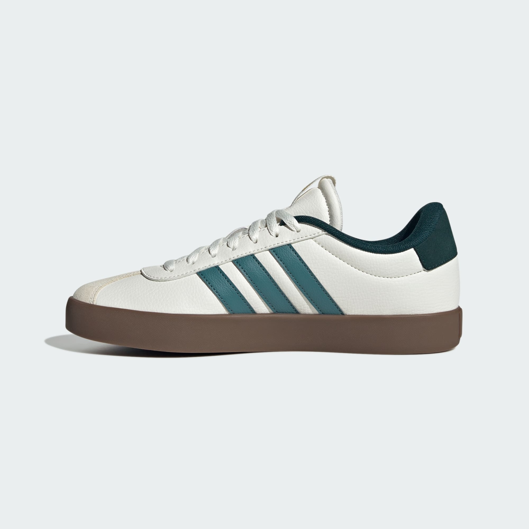 Giày Adidas VL Court 3.0 Nam - Trắng Xanh Nâu - hình 2