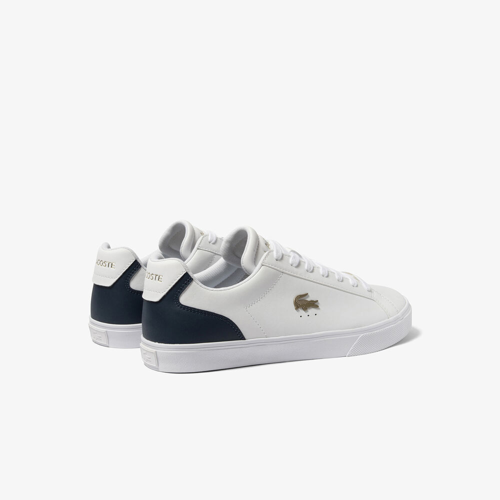 Giày Lacoste Lerond Pro Nam - Trắng Navy - hình 3