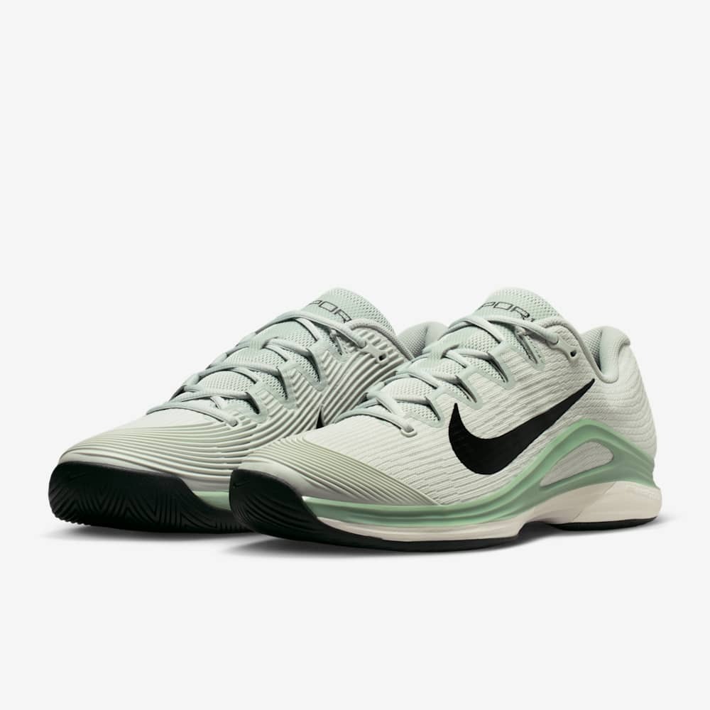 Giày Pickleball Tennis Nike Vapor 12 HC Nam - Xanh Xám - hình 4