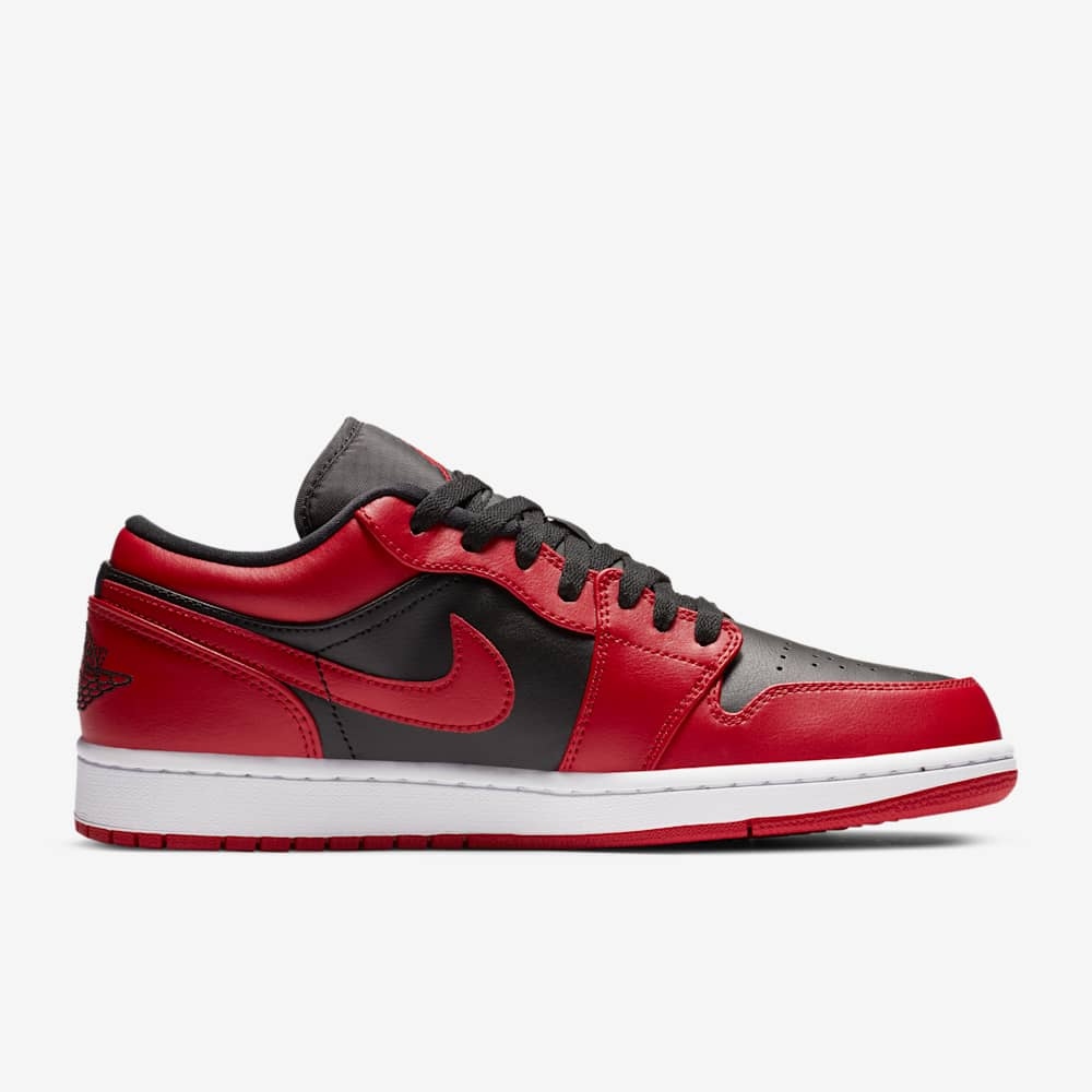 Giày Nike Air Jordan 1 Low Nam - Đen Đỏ - hình 2