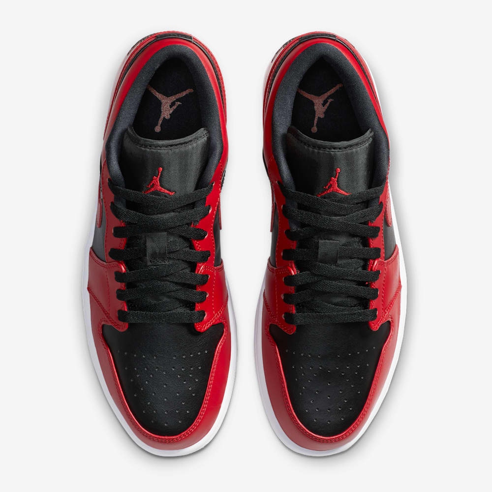 Giày Nike Air Jordan 1 Low Nam - Đen Đỏ - hình 5