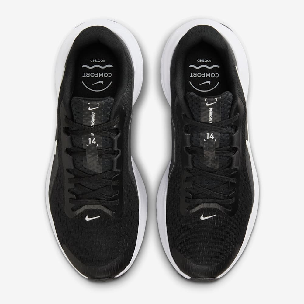 Giày Nike Downshifter 14 Nữ - Đen Trắng - hình 5