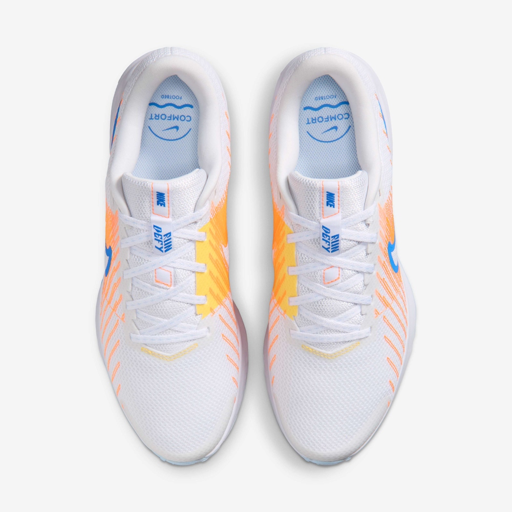 Giày Nike Run Defy Nam - Trắng Cam - hình 5